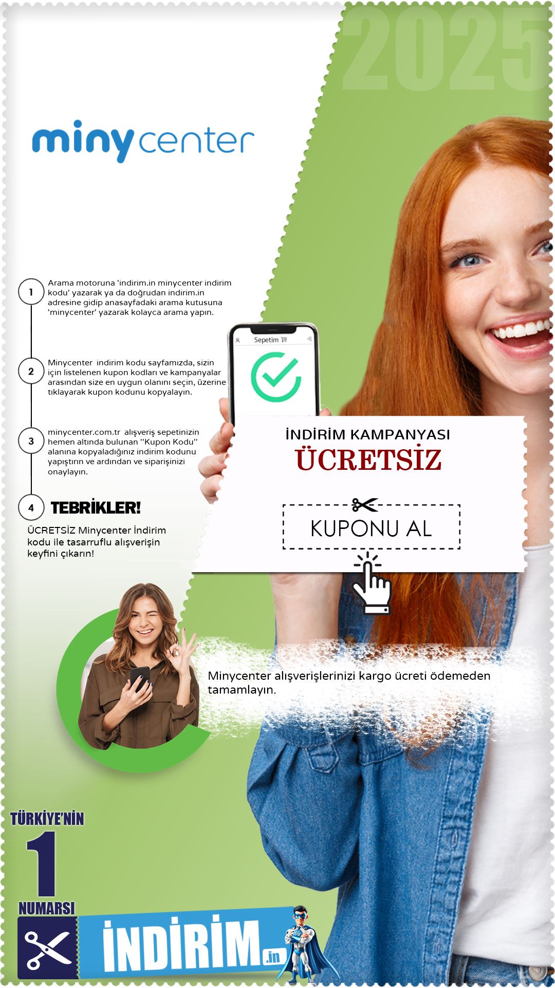 Minycenter Ücretsiz Kargo Kampanyası