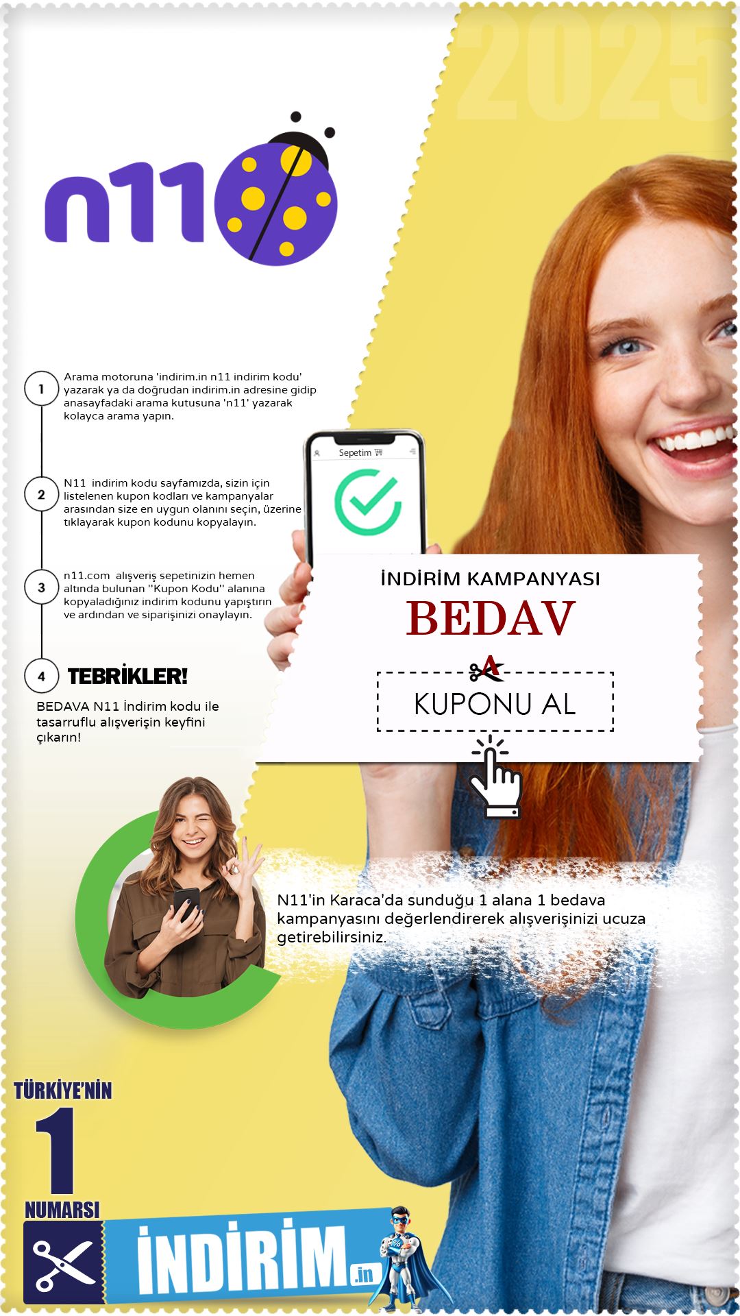 N11 1 Alana 1 Bedava Karaca Kampanyası