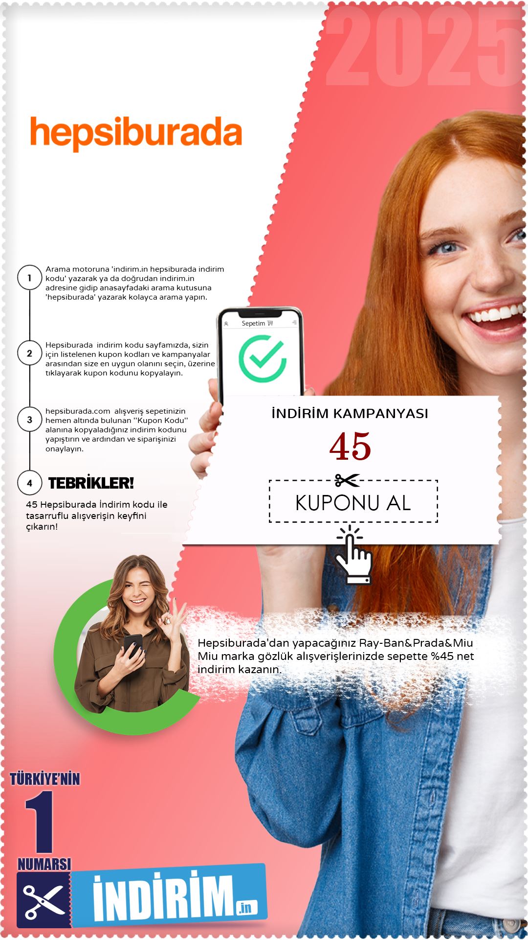 Net %45 Hepsiburada Gözlük İndirim Fırsatı