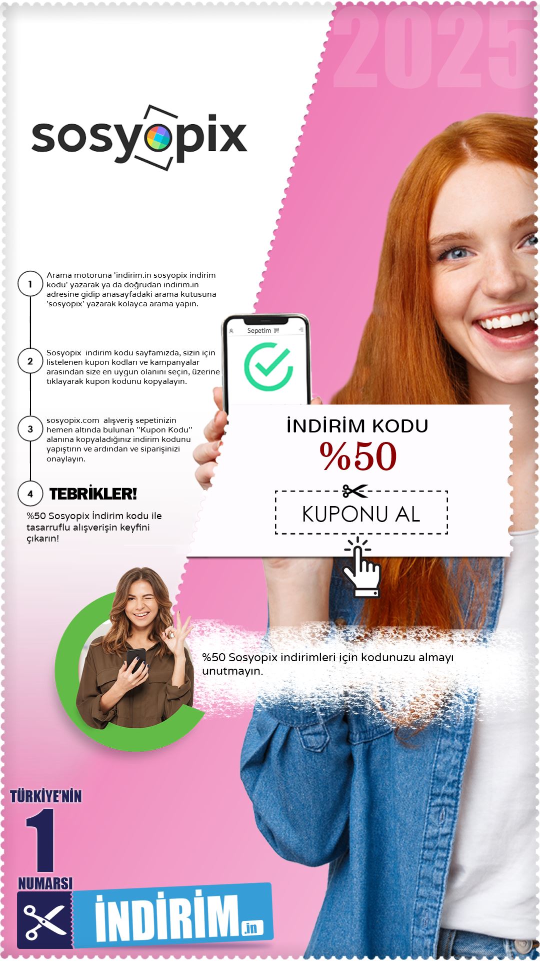 Sosyopix %50 İndirim Kuponu