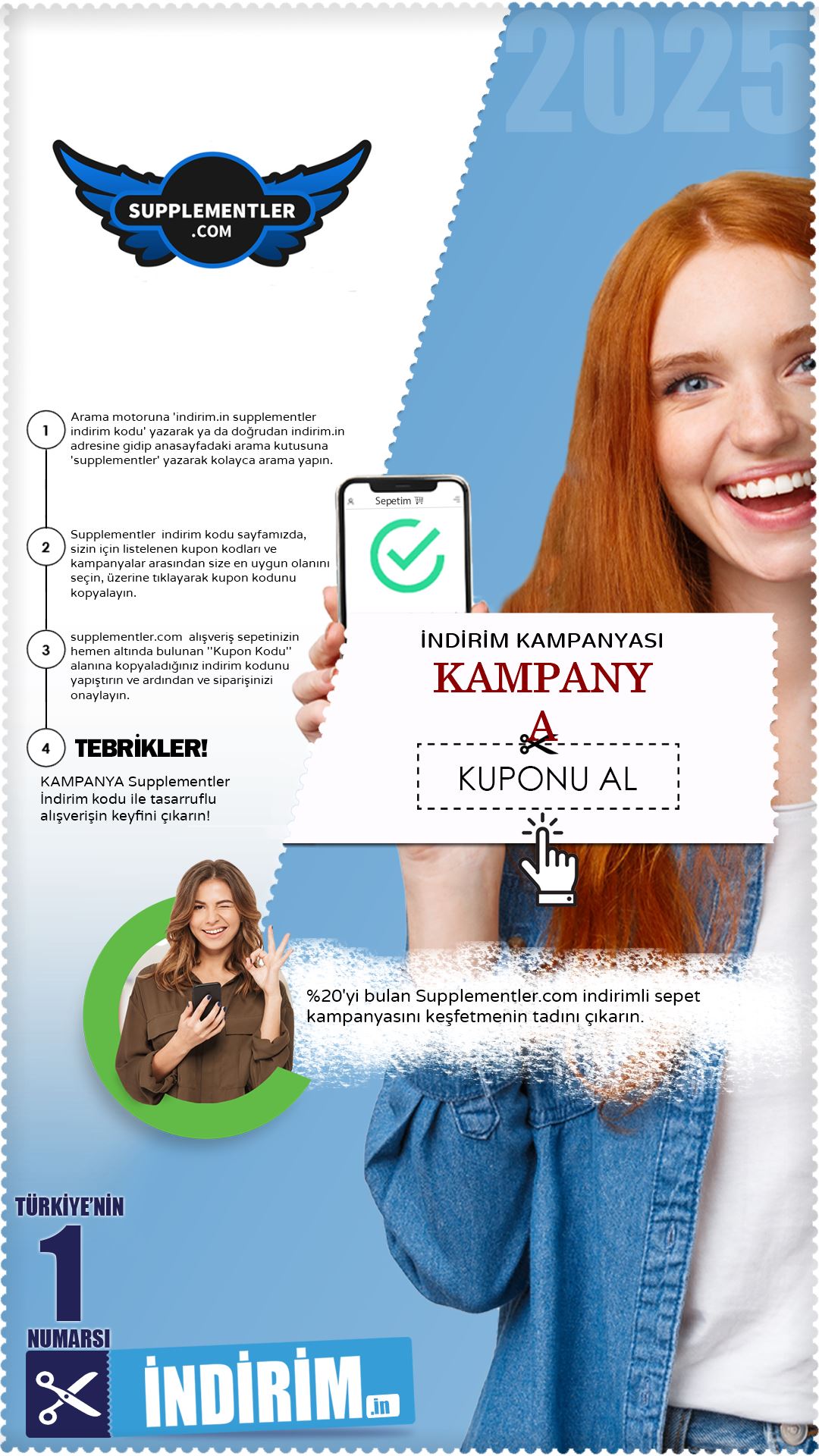 Supplementler İndirimli Sepet Kampanyası