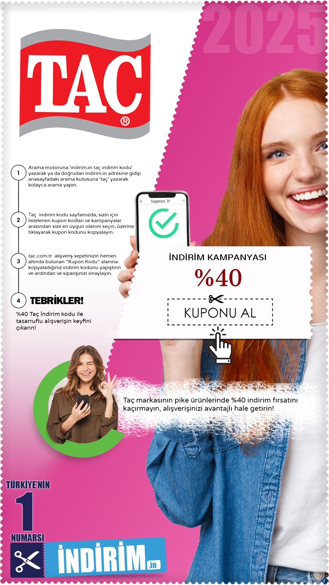 Taç Pike İndirimi %40