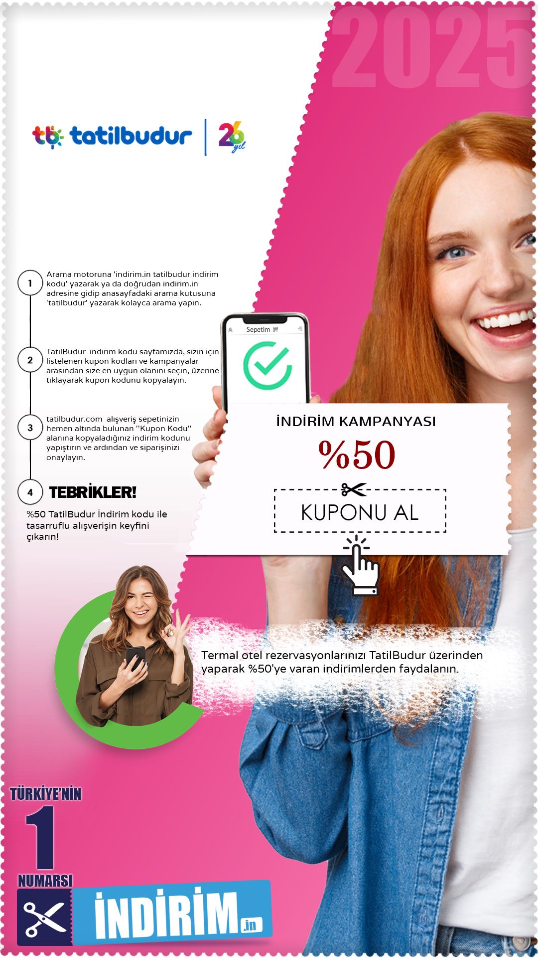 Tatilbudur %50 Termal Otel İndirimi