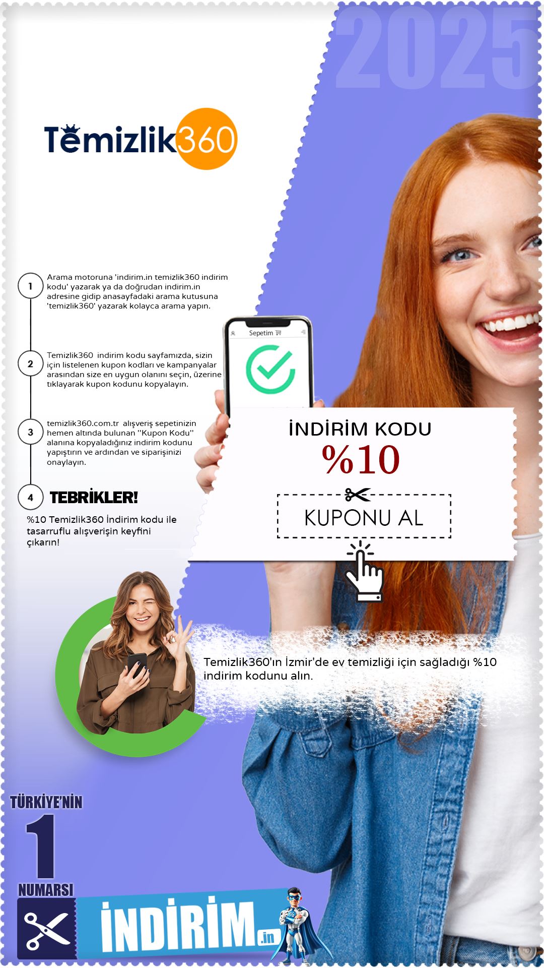 Temizlik360 %10 İzmir Temizlik İndirim Kodu