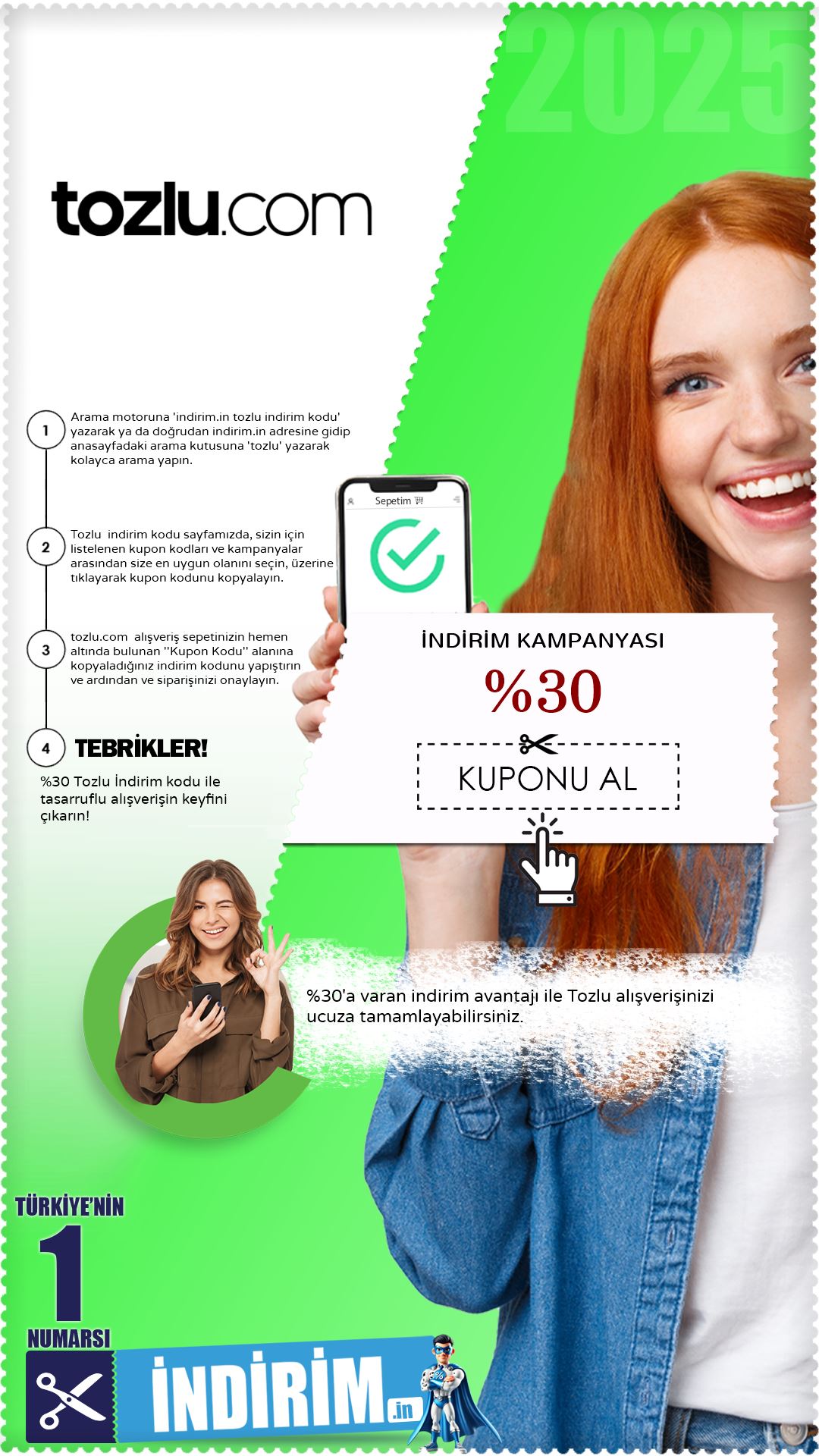Tozlu %30 İndirim Kampanyası