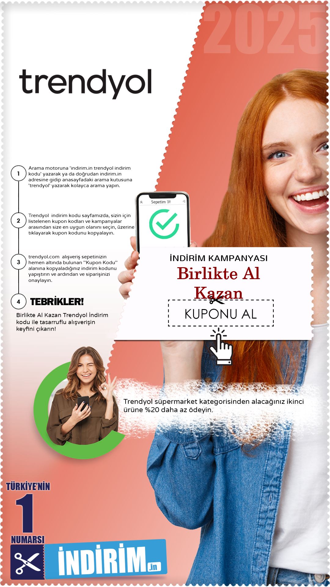 Trendyol %20 Süpermarket İndirimi
