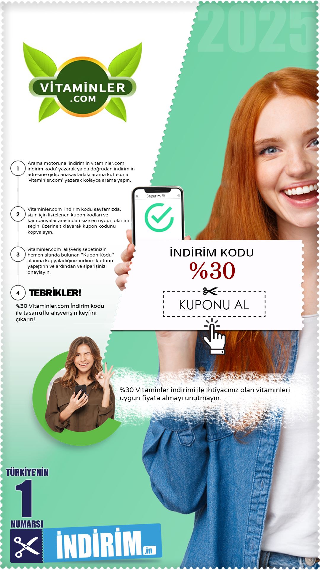 Vitaminler %30 İndirim Fırsatı