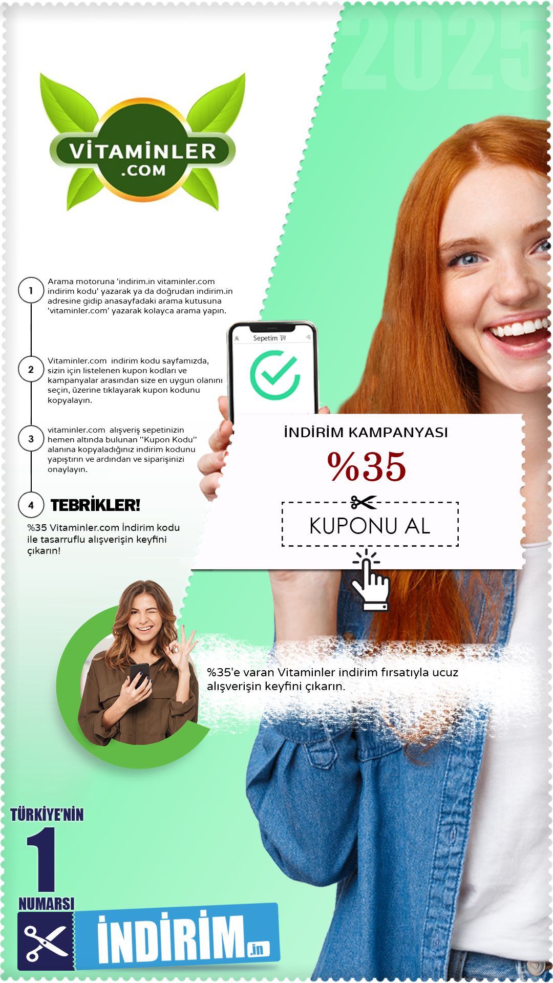 Vitaminler %35 İndirim Fırsatı