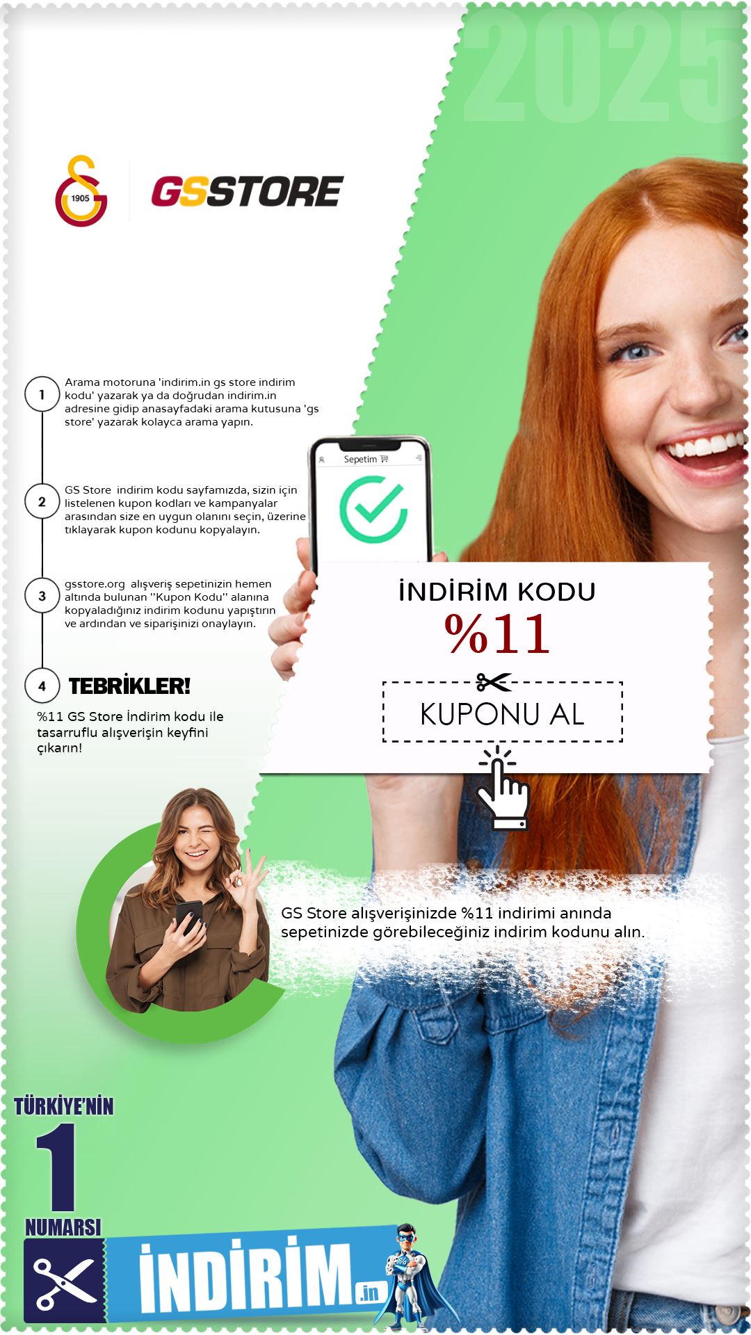 %11 GS Store indirim kodu