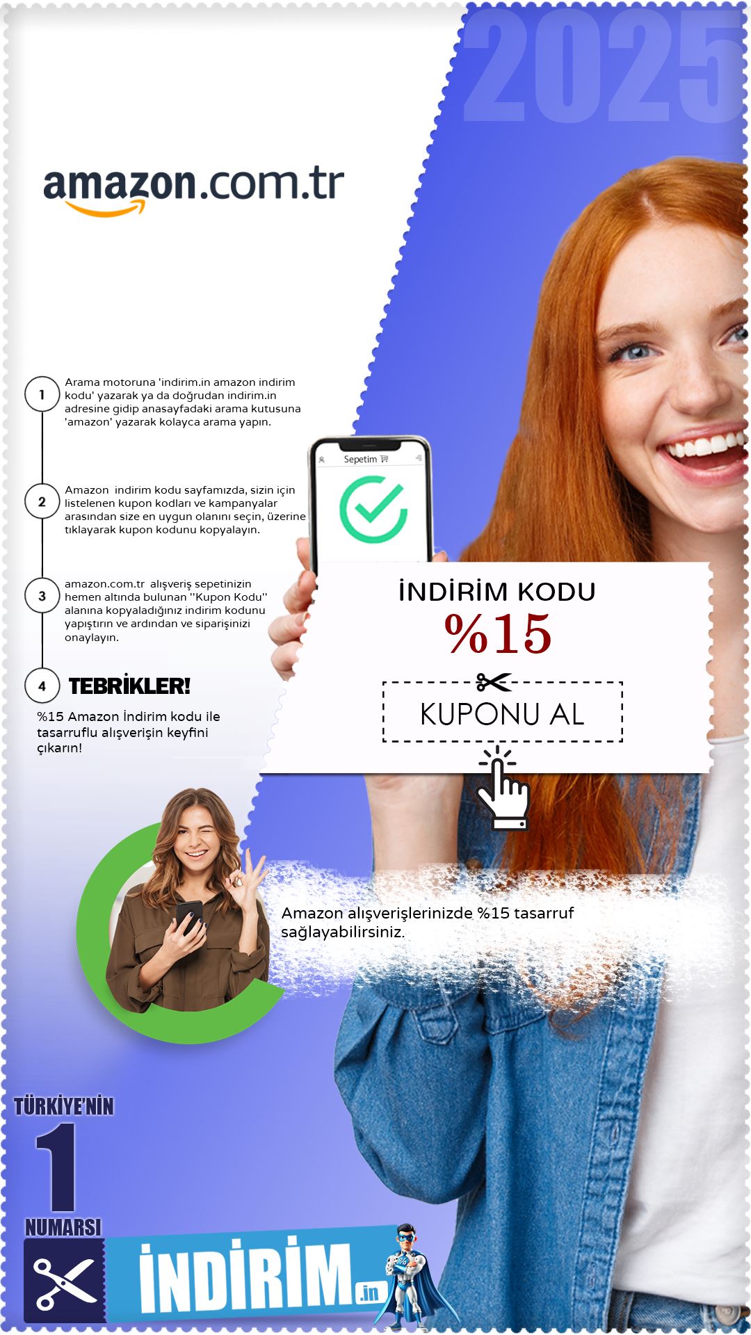 %15 Amazon Kupon Kodu