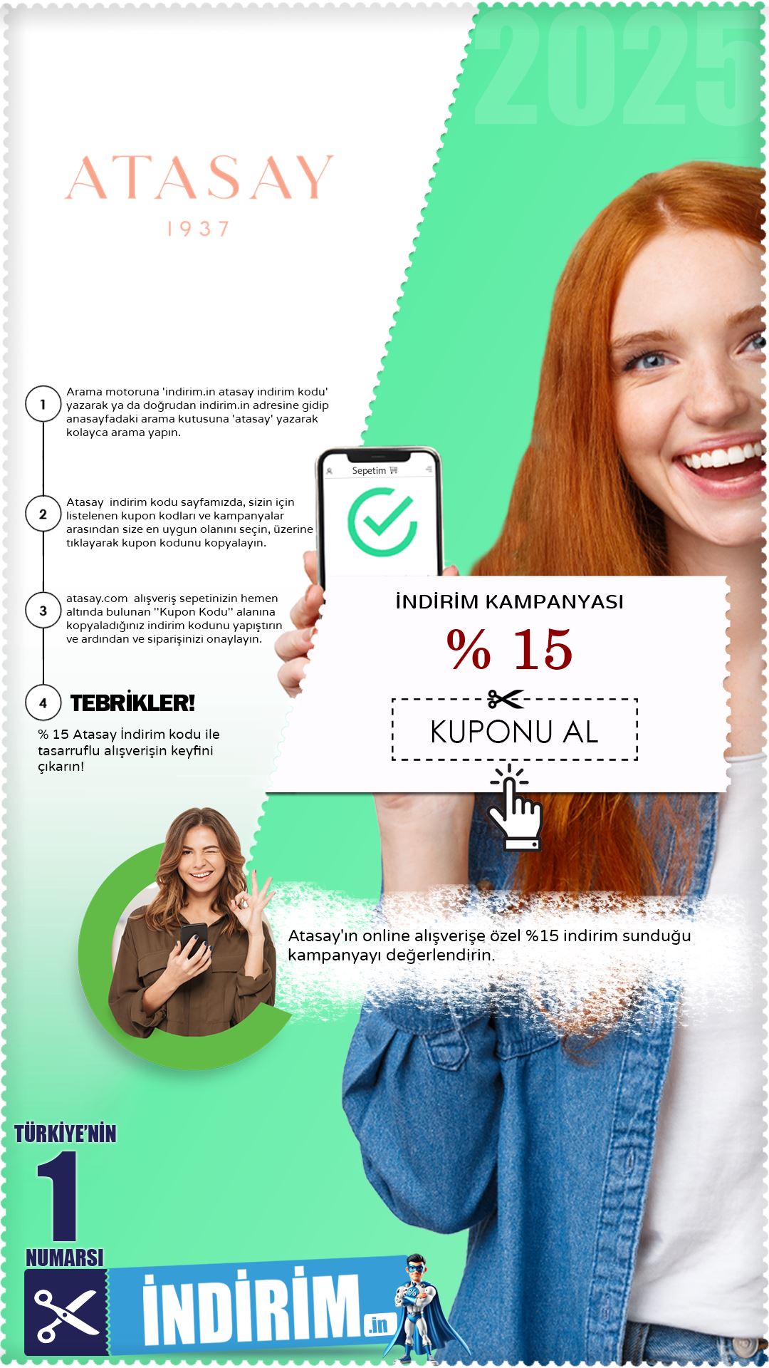 %15 Atasay İndirim Fırsatı