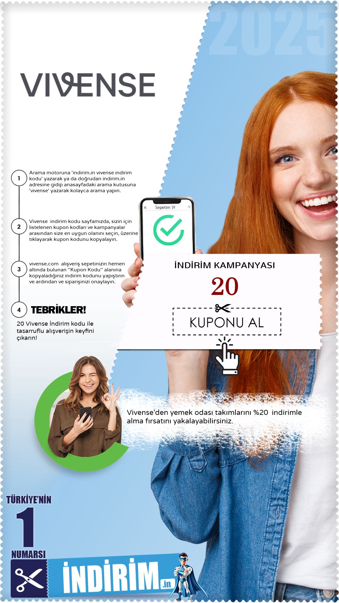 %20 Vivense Yemek Odası İndirimi
