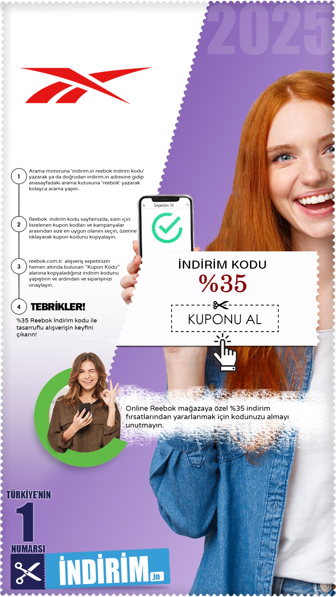 %35 Reebok İndirim Kuponu