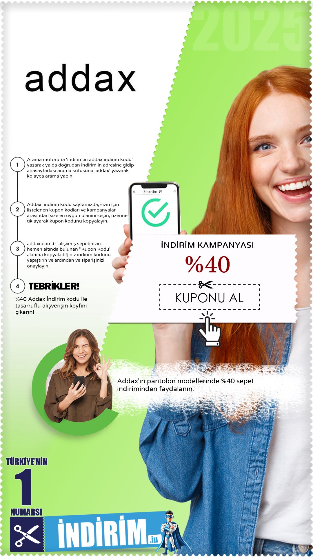 %40 Addax Sepet İndirimi