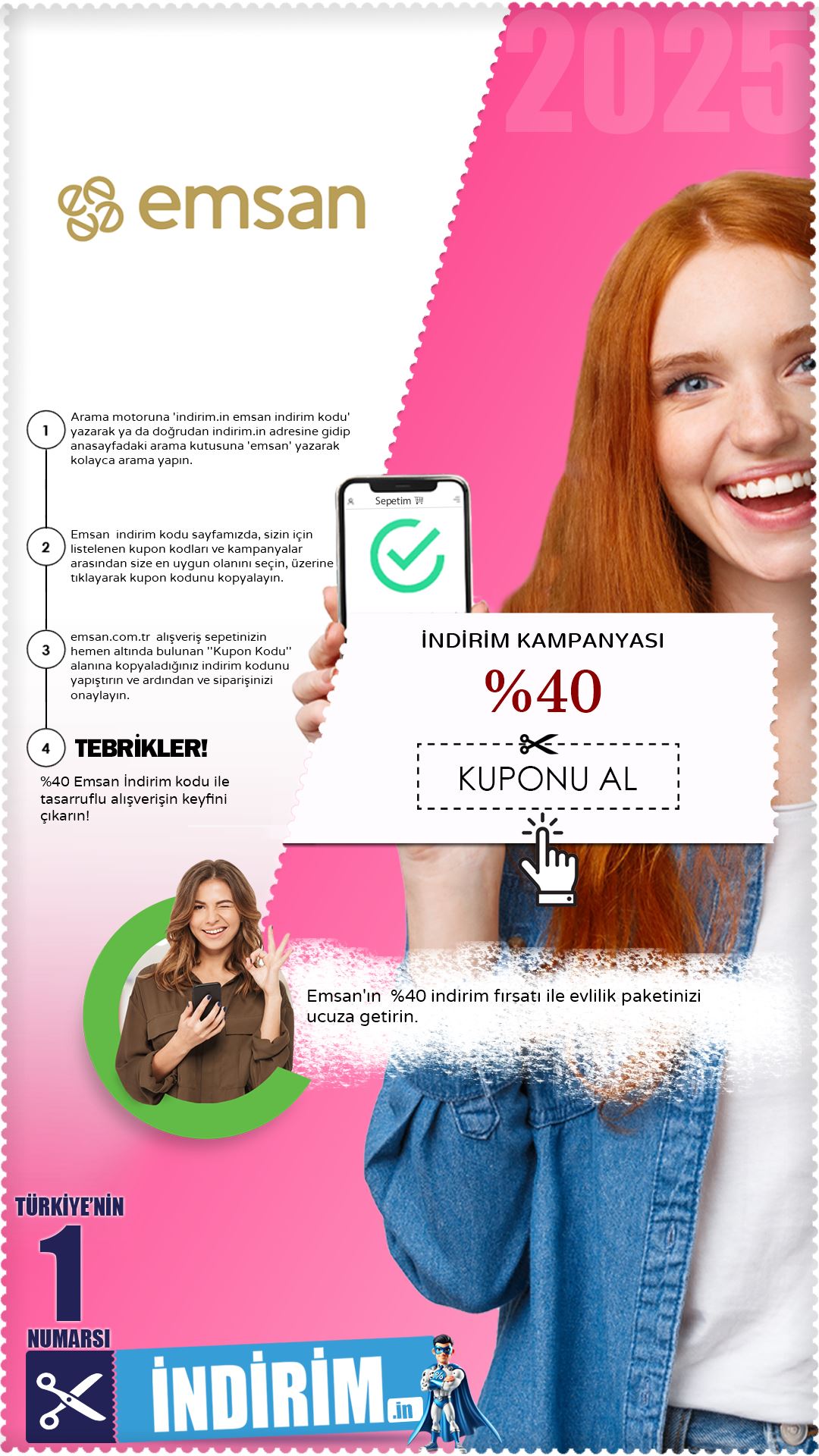 %40 Emsan Evlilik Paketi İndirim Avantajı