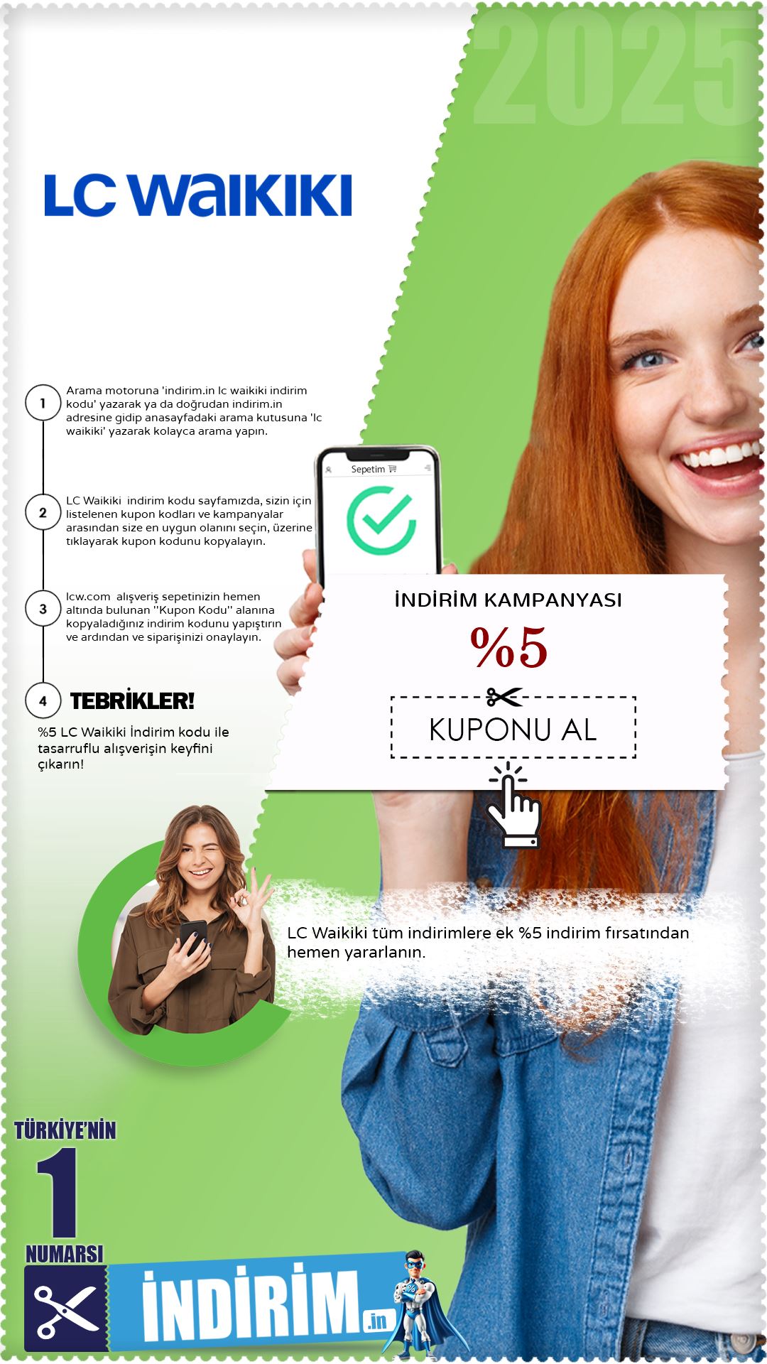 %5 Lc Waikiki İndirim Kampanyası
