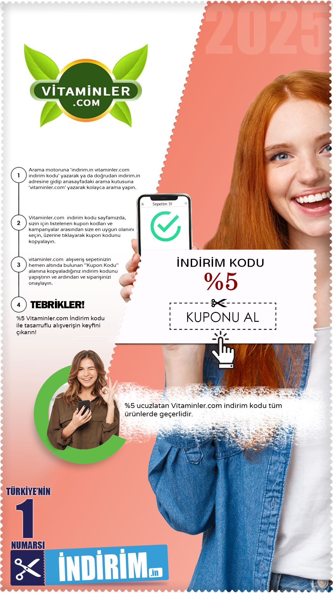 %5 Vitaminler.Com İndirim Kodu