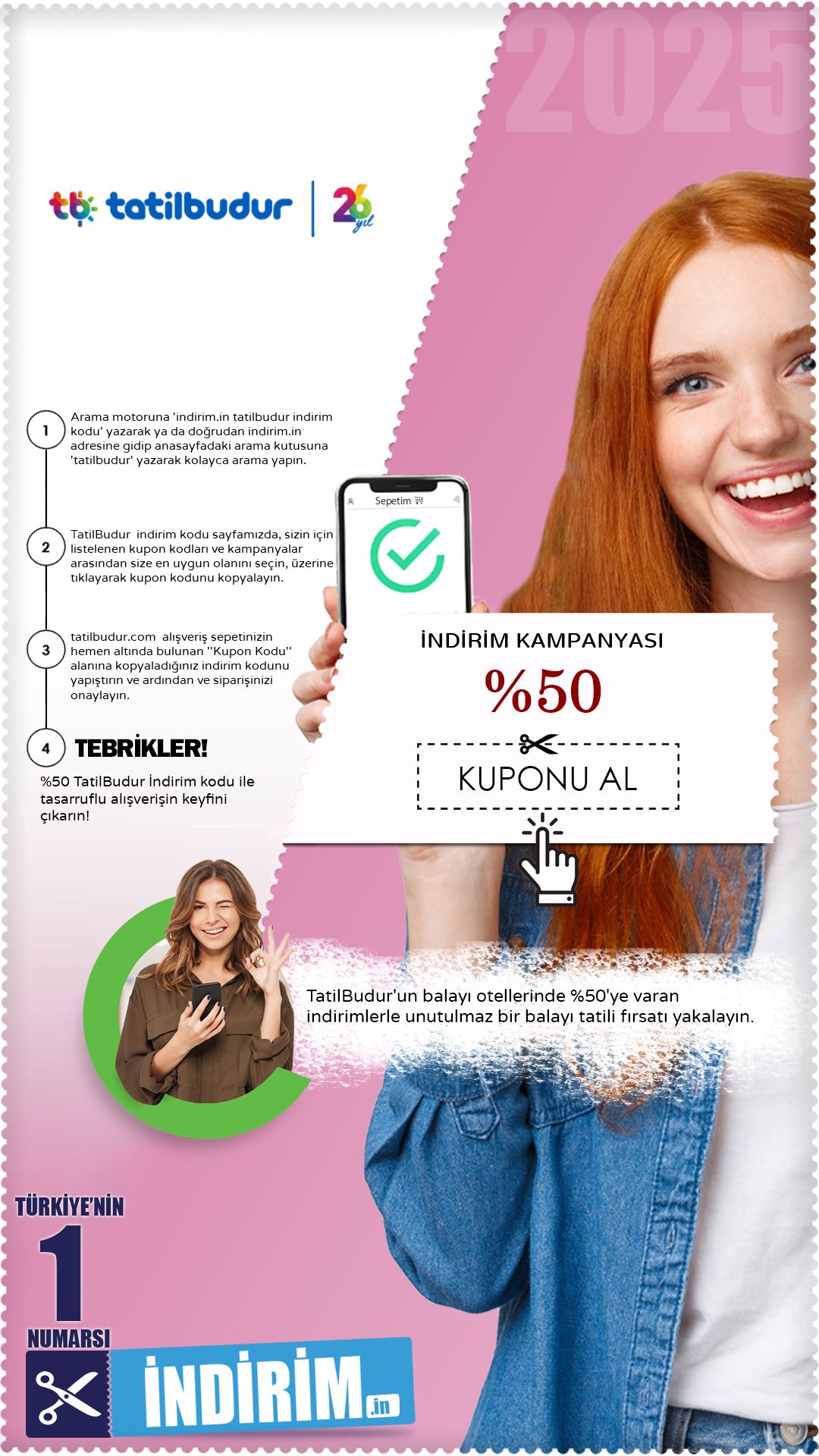 %50 Balayı Oteli İndirimli Tatilbudur Fırsatı