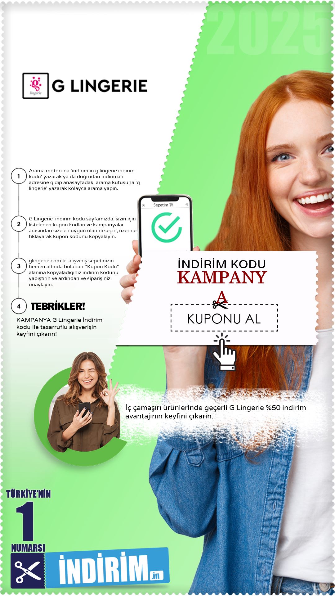 %50 G Lingerie Kampanyaları