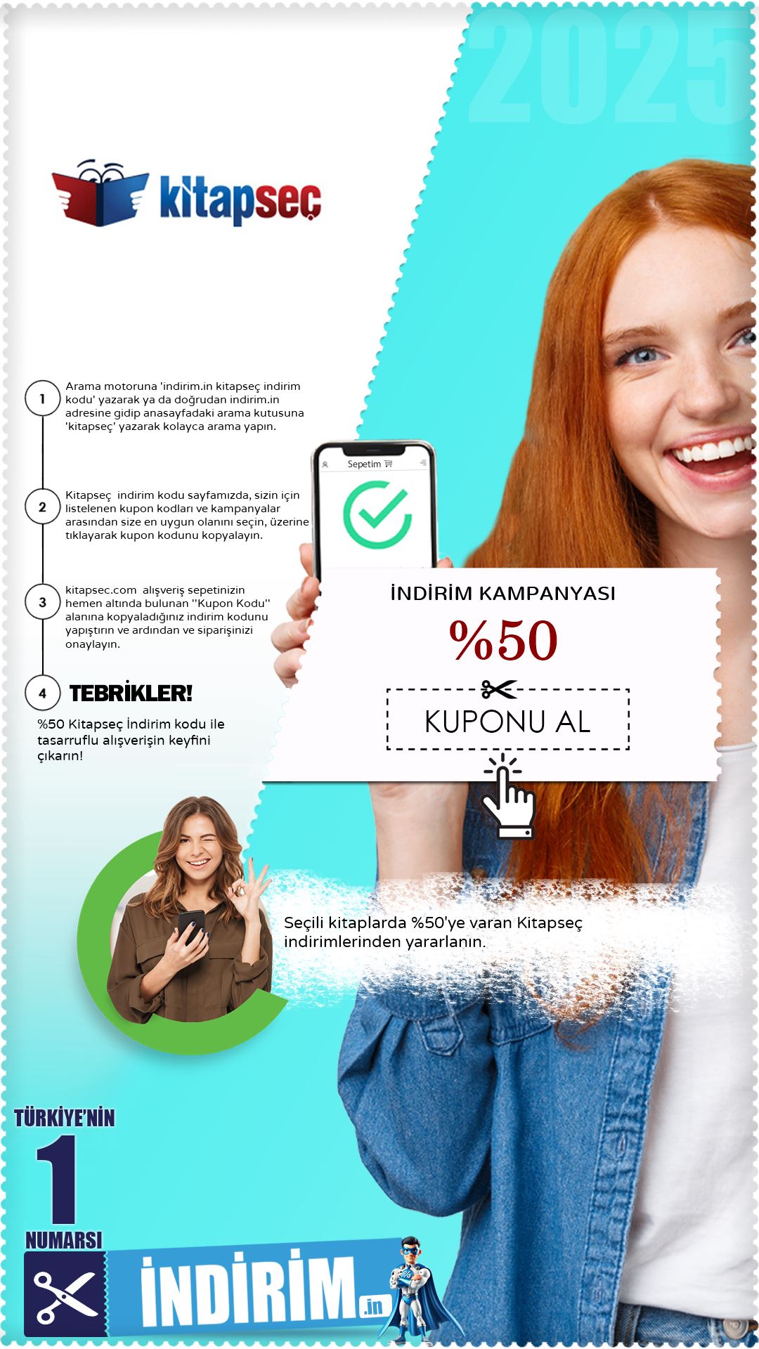 %50 Kitapseç'den İndirim Fırsatları