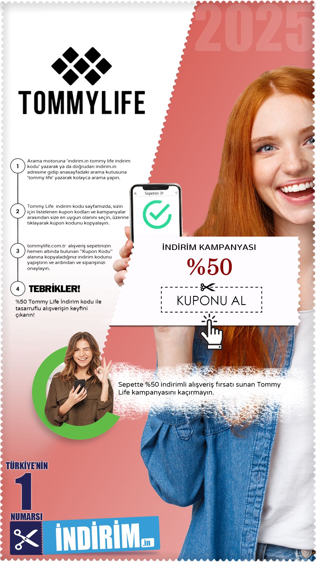 %50 Tommy Life İndirim Kampanyası