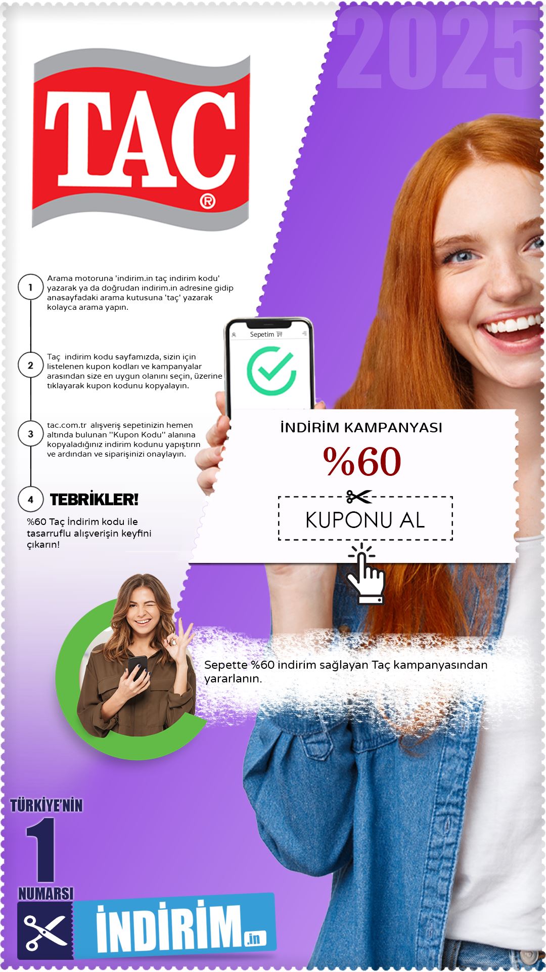 %60 Taç Alışveriş İndirimi
