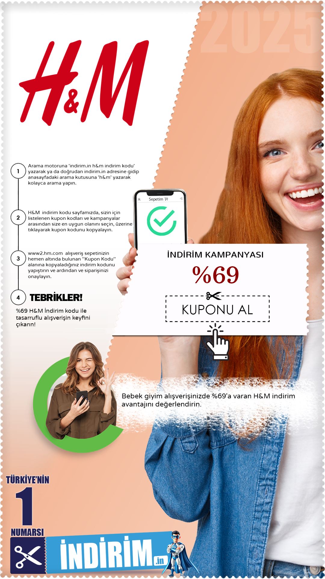%69 İndirimli H&M Bebek Giyim Fırsatı